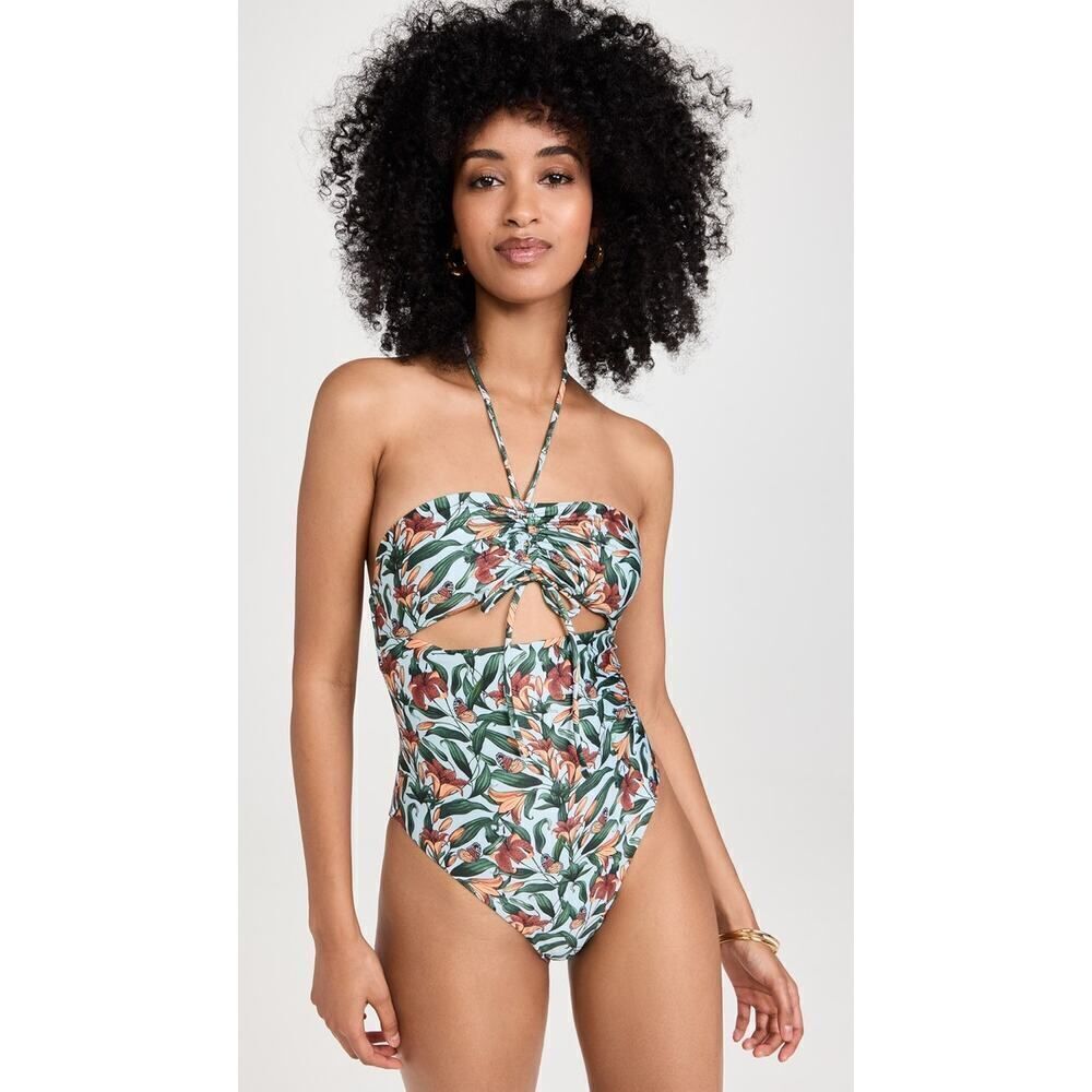 Agua by Agua Bendita Monarca Azul One Piece Swimsuit M
